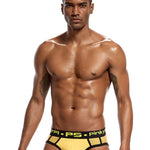 3 Pack Men's Sporty Cut Breathable Mesh Solid Color Seamless Briefs
