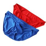 3 Pack Men's U-Pouch & Low-Rise Solid Color Sexy Briefs