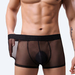 3 Pack Men's Invisible & Mesh Breathable Cooling Touch Trunks