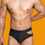 2 Pack Men's Low-Rise Sexy Side-Opening Briefs
