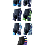 Men's Quick-Dry Print & Side Pockets Outdoor Cycling Activewear Tights