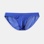 Men's Low Waist Ice Silk Transparent Seamless Bikini