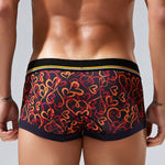 2 Pack Men's Odor-Control Breathable Printed Trunks