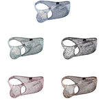 4 Pack Men's Ice Silk Cooling Mesh Breathable U-Pouch Leopard Print Bikinis