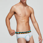 2 Pack Men's Sporty Cut Odor-Control Day-Long Comfort Snug Fit Briefs