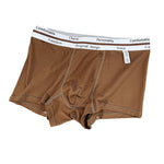 5 Pack Men's Ultra-Soft Antibacterial Cotton Trendy Design Stretchy Trunks