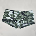4-pack Men's Low-rise U-pouch Camouflage Boxer Briefs