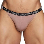 2 Pack Men's Soft Modal Bikini with U-Shaped Pouch and Stretch Waistband