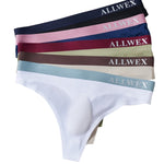 4 Pack Men's Seamless Ice Silk Cooling Touch Low-Rise Thongs