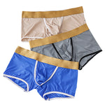 4 Pack Men's Ice Silk Breathable Separate Ultra-Thin Trunks