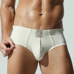 Men's Premium Fabric Comfy Waistband Stay-Put Fit Sporty Cut Solid Color Trunks