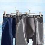 2 Pack Men's Sports Anti-friction Mesh Boxer Briefs