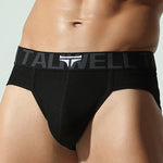 2 Pack Men's Ultra-Soft Cotton Mid-Rise Sporty Cut Seamless Comfort Bikini