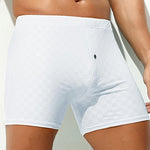 2 Pack Men's Workout Ready Built to Prevent Chafing Ice Silk Boxer Briefs