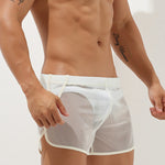 Men’s Sexy See Through Mesh Boxer Shorts