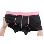 2 Pack Men's Breathable Cotton Seamless Comfort  Skin-Friendly Trunks