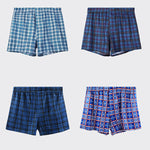 3 Pack Men's Loose Fit Mid-Rise Comfy Waistband Quick-Dry Boxers Shorts