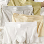 3 Pack Men's Breathable Comfort Double-Sided Access Soft Waffle Cotton Trunks