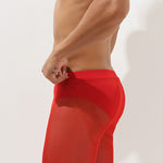 Men’s Sexy See Through Mesh Boxer Shorts