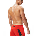 Men's Casual Athletic Shorts with Zipper Pockets and Lining