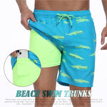 Men's Moisture-Wicking Cooling Airflow Fashion Vacation Board Shorts
