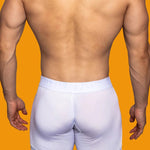 2 Pack Men's Trendy Breathable Ice Silk Boxer Briefs
