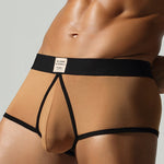 2 Pack Men’s Soft & Breathable Trunks with Supportive Pouch