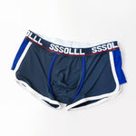 3 Pack Men's Mid-Rise Ice Silk Mesh Trunks