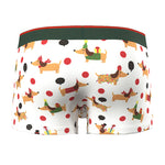 2 Pack Men's Seamless Comfort Playful Style Prints Breathable Trunks