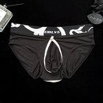 2 Pack Men's Detachable Pouch Open-Crotch Breathable Modal Soft Briefs