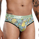 3 Pack Men's Mid-Rise Stay-Put Fit Skin-Friendly Breathable Briefs & Trunks