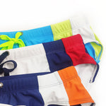 Men's Removable Pad Swim Brief with Drawstring