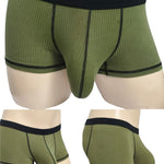 3 Pack Men's Ultra-Thin Cooling Large Supportive Pouch Breathable Low-Rise Trunks