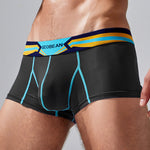 Men's Sport Splicing Lines Trunks