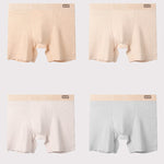 3 Pack Men's Ultra-Soft Simple Solid Color Breathable Cotton Boxers Briefs