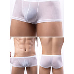 4 Pack Men's Sexy Breathable Jacquard Trunks