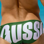 Men's Sexy Letter Printed Swim Briefs