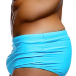 Men's Solid Color Swim Trunks