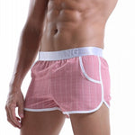2 Pack Men's Silky Touch Skin-Friendly Chafe-Free Design Boxers Shorts