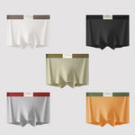 3 Pack Men's Cotton Breathable Antibacterial Quick-Dry U-Shaped Trunks