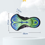 Men's Breathable Mesh High-Elasticity Foam Pad Quick-Dry Activewear Tights