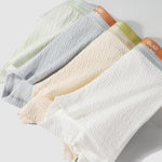 4 Pack Men's Pure Cotton Antibacterial Ultra-Soft Skin-Friendly Stretch Trunks