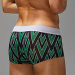 2 Pack Men's Fade-Resistant Printed Skin-Friendly Cooling Airflow Trunks