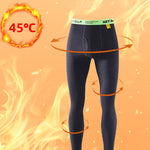 Men's Thermal Pants with Fleece Lining, Thickened Sports Base Layer Pants
