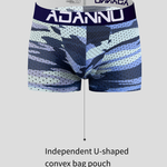Men's Camouflage Removable Hip Pad Boxer Briefs