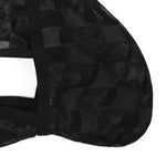 2 Pack Men's Sheer Grid Mesh Breathable Large U-Pouch Trunks
