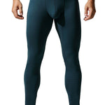 Men's Ultra-Soft Cotton Tag-Free Second-Skin Warm-Touch Cozy Thermal Bottoms