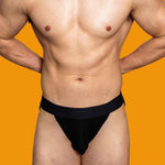 2 Pack Men's Low-rise High-cut Solid Briefs