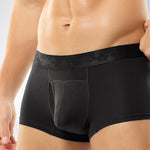 4 Pack Men’s Support Pouch Trunks With Functional Fly