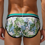 2 Pack Men's Stylish Prints Skin-Friendly & Stretch Fit Briefs